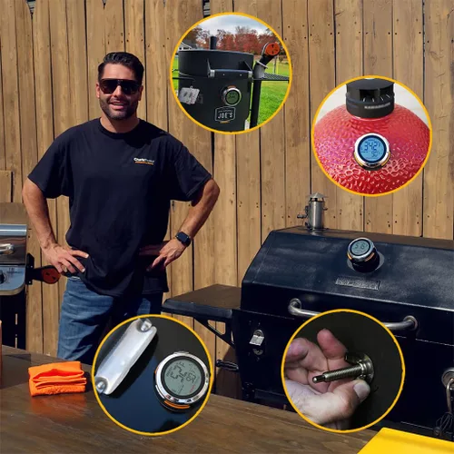 Miniatura 3 de ProTemp S1 Termómetro inteligente patentado para parrillas con Hub, Wi-Fi y Bluetooth para Weber, Big Green Egg, parrillas para ahumar, offset