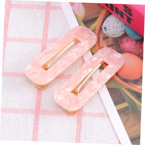 Miniatura 6 de Beaupretty Pinza cuadrada con estampado de leopardo para mujer, paquete de 2 extensiones de clip para el cabello elegantes
