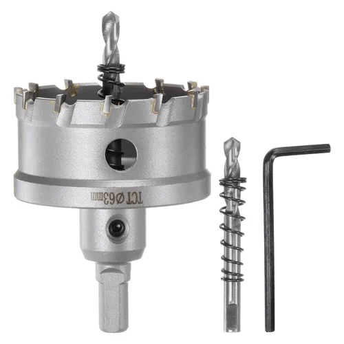 Miniatura 52 de HARFINGTON Cortador de carburo de sierra de agujero de metal de 0.472 in / 0.47 pulgadas de diámetro para acero inoxidable, metal, aleación