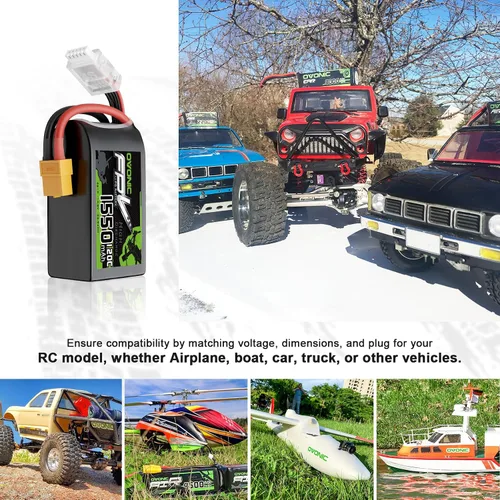 Miniatura 5 de OVONIC Batería Lipo de 14.8V 120C 1550mAh 4S
