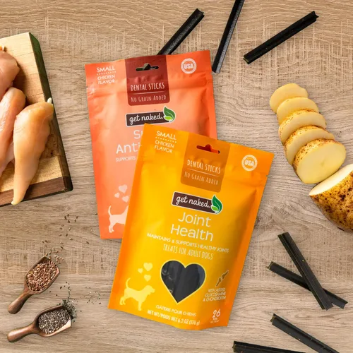 Miniatura 6 de Get Naked 1 bolsa de 6.6 onzas sin granos, súper antioxidante, palitos dentales, grandes