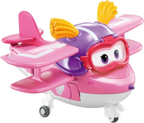 Miniatura 4 de Super Wings Juguetes transformables, Juguetes de Avión Transformable Ellie de 5 pulgadas, Figuras de Acción Modo 2 en 1, de Avión a Robot, Regalo