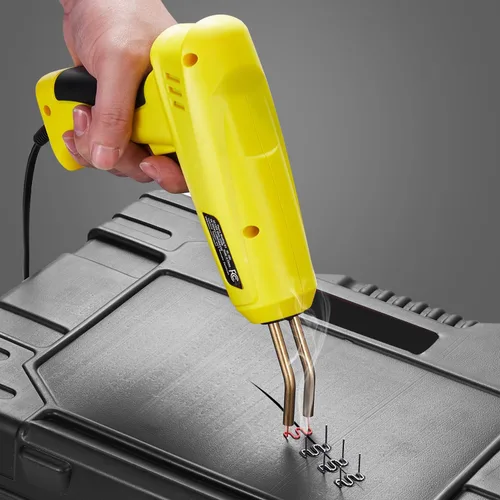 Miniatura 8 de VEVOR Kit de soldadura de plástico, pistola de soldadura de plástico de 220 W con 1200 grapas calientes y 76 varillas de soldadura, pistola