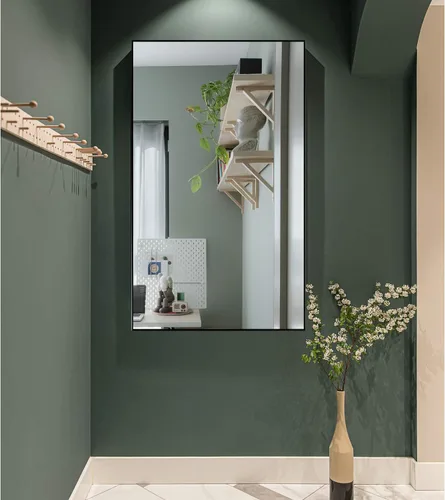Miniatura 28 de MIRUO - Espejo de pared para colgar sobre la puerta, marco de poliestireno para baño, dormitorio, sala de estar, dormitorio y más