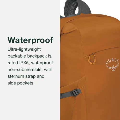 Miniatura 3 de Mochila Osprey Ultralight 20L Bolsa seca, Negro