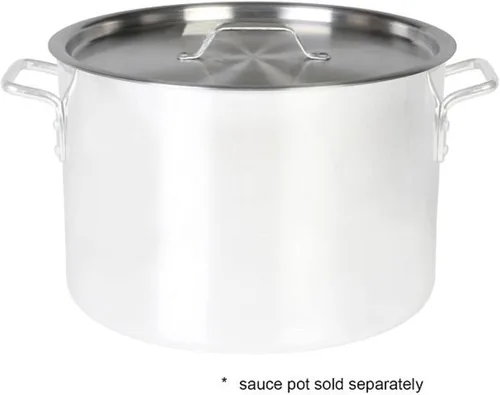 Miniatura 4 de TrueCraftware - Tapa de olla de aluminio de 5 cuartos de galón de 9 pulgadas de diámetro x 5/8 pulgadas de grosor: tapa de olla multiusos