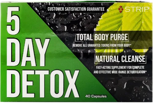 Strip 5 Day Detox Cleanse - Limpieza completa del cuerpo | Elimina toxinas e impurezas no deseadas - Apoyo de limpieza natural y saludable para