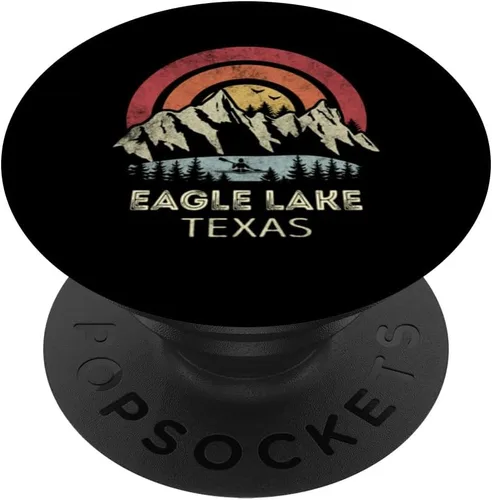 Miniatura 6 de Eagle Lake Texas Mountain Sunset Sunrise Kayak Eagle Lake PopSockets MagSafe PopGrip para iPhone