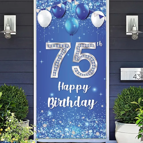 Miniatura 12 de COOSOAR Cartel de feliz cumpleaños número 14, globos de cristal brillantes estrellas confeti decoración para niños y niñas, fiesta de cumpleaños