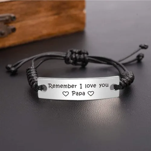 Miniatura 5 de ABNTY Regalos para el día del padre, regalos para papá de nietos, ideas de regalos de cumpleaños para papá, regalo de Navidad para hombres, Metal