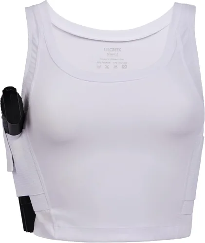 Miniatura 8 de Lilcreek Women's Concealed Carry Crop Tank Tops,Undercover Handgun CCW Tactical Gun Holster Shirt Clothing