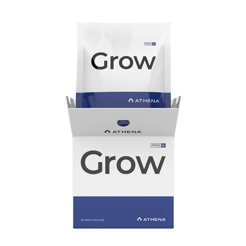Athena Pro Grow | Fertilizante hidropónico soluble en seco para el crecimiento vegetativo | Alimento vegetal con NPK 2-8-20 | Nutrientes de grado