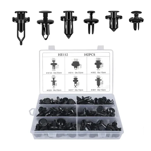 Miniatura 11 de OTUAYAUTO Kit surtido de clips de retención de línea de combustible de 70 piezas, clips de línea de transmisión y refrigerante, 3/8 y 5/16