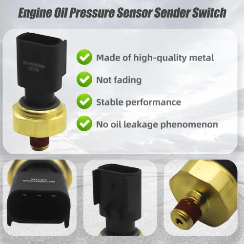 Miniatura 4 de Reemplazo 5149062AA Sensor de presión de aceite del motor Interruptor emisor compatible con Dodge Challenger Ram 1500 2500 3500 4500 5500 Compatible