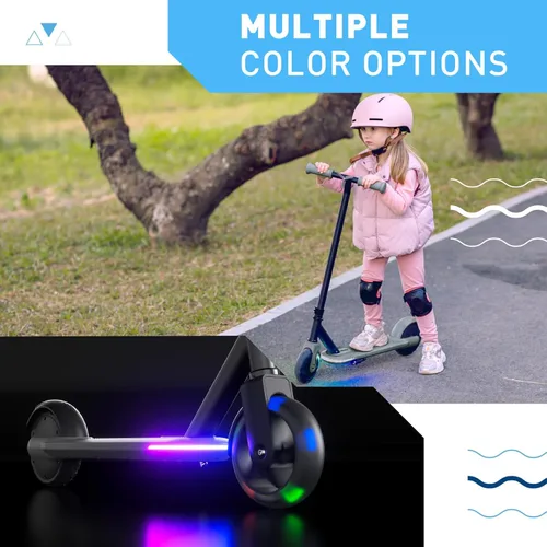 Miniatura 5 de Hiboy ES1 Electric Scooter for Kids Ages 4-10, LED Light-Up Wheels & Side Lights, 5MPH Safe Speed, Easy Control, Safety Kids Scooter, UL Certificate