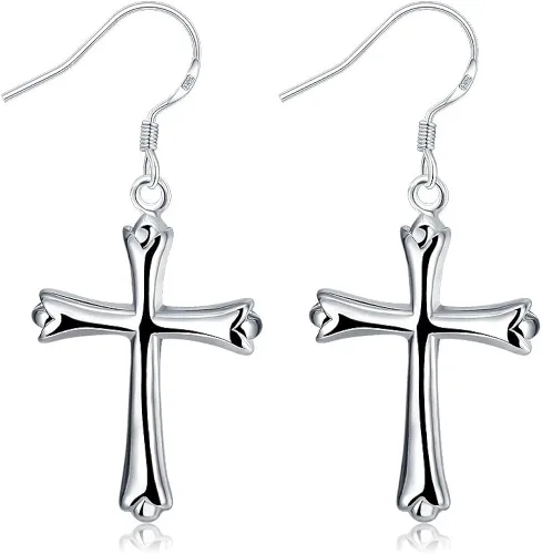 Aretes de árbol de la vida, joyería de moda, chapado en plata de ley, colgantes de árbol, aretes colgantes colgantes para mujeres y niñas, Metal