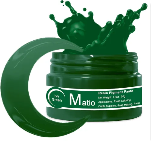 Miniatura 14 de Matio Pasta de pigmento de resina blanca, colorante de resina epoxi opaca, colorante de resina epoxi opaca de 1.8 oz/50 g, colorante concentrado