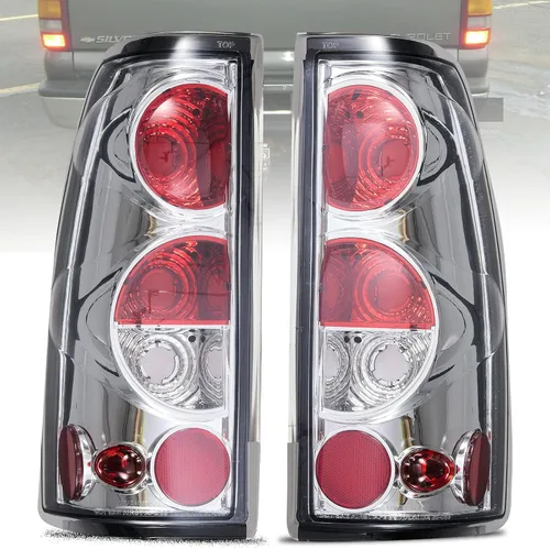 Miniatura 11 de Conjunto de luces traseras compatibles con Chevy Silverado 1500 2500 3500 1999-2006 GMC Sierra 1500 2500 3500 Lámparas de freno traseras Chevrolet