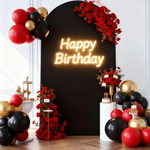 Miniatura 24 de Cubierta de Fondo de Arco Beige de 6 Pies - Cubiertas de Poliéster Ajustadas para Soporte de Arco de Boda con Parte Superior Redonda, Cubierta