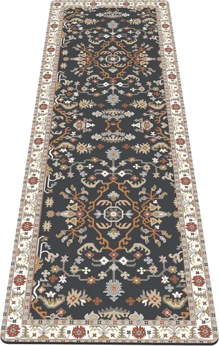 Miniatura 34 de nuveti Alfombrilla de yoga con estampado extra grueso de elastómero termoplástico antideslizante con bolsa de transporte, 72 x 24 pulgadas, extra