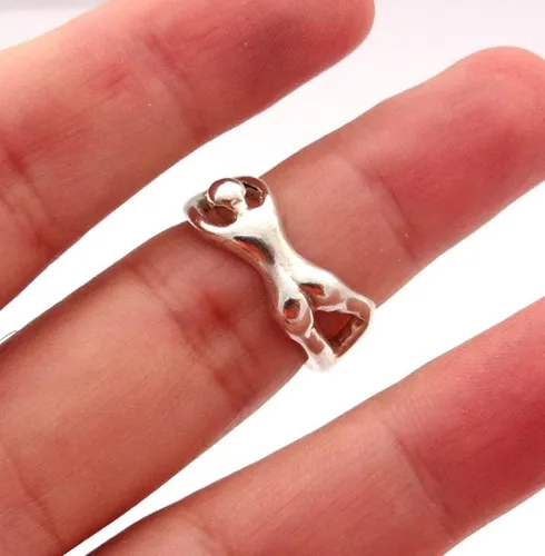 Miniatura 7 de Erotic ring in sterling silver, erotic jewelry, sterling silver erotic ring, silver naked lady, adult jewelry, adult ring, erotic nudity, nude girl