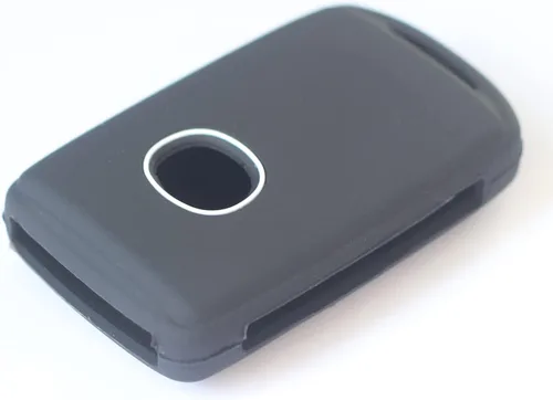 Miniatura 3 de 2 fundas para llavero de 3/4 botones compatibles con Mazda, Negro con blanco y negro con azul, Pequeño