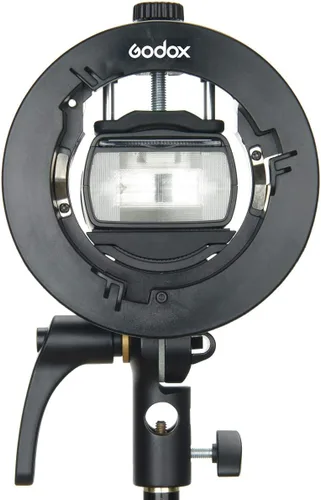 Miniatura 3 de Godox S2 Bowen Mount S-Type Soporte de flash para Godox V1 V860II AD200 AD200Pro AD400Pro Speedlite Strobe Flash