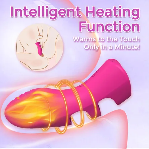 Miniatura 4 de Vibrador de dedo para adultos, juguetes sexuales para mujeres, juguetes adultos con 10 vibraciones y función de calentamiento, vibradores