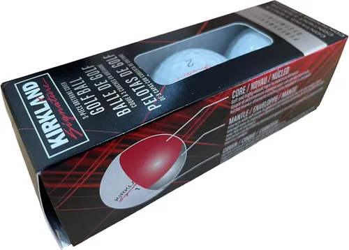 Miniatura 4 de Pelotas de golf Kirkland Signature con cubierta de uretano de 3 piezas, 12 pelotas de golf