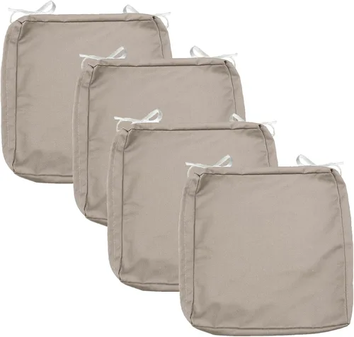 Miniatura 11 de Sqodok - Fundas para cojines de patio de 18 x 18, fundas impermeables para cojines de exterior de repuesto, 2 unidades, fundas para asientos