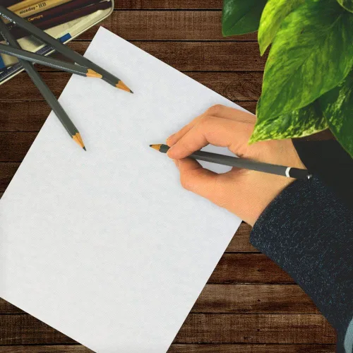Miniatura 2 de LUXPaper Papel de 8.5 x 11 pulgadas, tamaño carta, pergamino azul, texto de 60 libras, 50