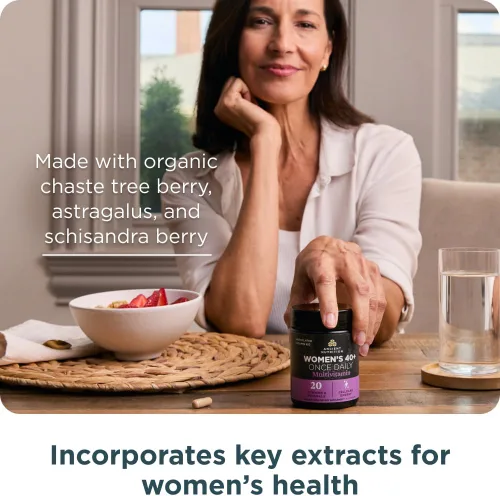 Miniatura 6 de Ancient Nutrition Multivitamínico para mujeres, Ancient Multi Women's 40+ Suplemento vitamínico una vez al día, vitamina B, vitamina C y vitamina
