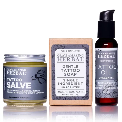 Miniatura 6 de Tattoo Salve, Tratamiento de cuidado posterior del tatuaje, Tratamiento de cuidado posterior del tatuaje natural, Sin parabenos, sin lanolina