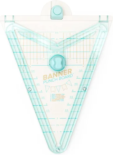 Miniatura 3 de We R Memory Keepers - Tablero de perforadora de banderines Azul