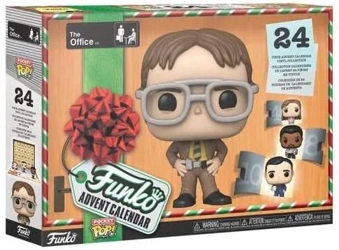 Miniatura 3 de Funko Pop! Calendario de Adviento: The Office - Michael Scott - 24 Días de Sorpresas - Mini Figuras de Vinilo Coleccionables - Caja Misterio - Idea