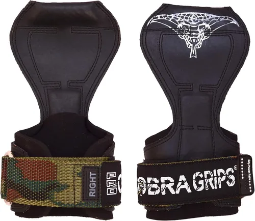 Miniatura 11 de Cobra Grips Weight Lifting Gloves with Adjustable Neoprene Padded Wrist Wraps - Heavy Duty Alternative to Power Lifting Hooks for Deadlifts