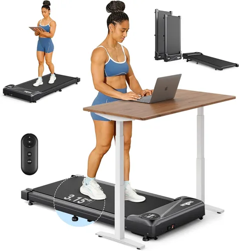 Miniatura 9 de THERUN Walking Pad Treadmill, Portable Mini Treadmill for Home/Office, Walking Pad Treadmill 2.5HP, Under Desk Walking Machine with 265 lbs