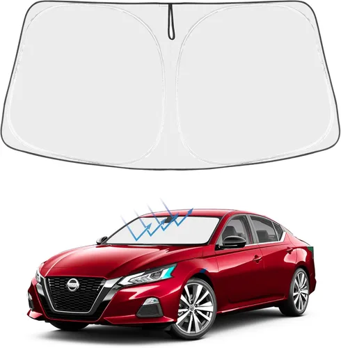 Miniatura 105 de Proadsy Parasol para parabrisas actualizado 2025, ajuste personalizado Dodge RAM 1500 2Dr 2019-2024 2025, 4 capas, plegable, protector de parasol