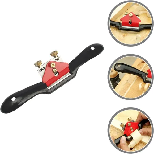 Miniatura 7 de Angoily Juego de herramientas de carpintería Cepilladoras para carpintería Cepilladora manual Herramienta de descorteza de escofina de madera