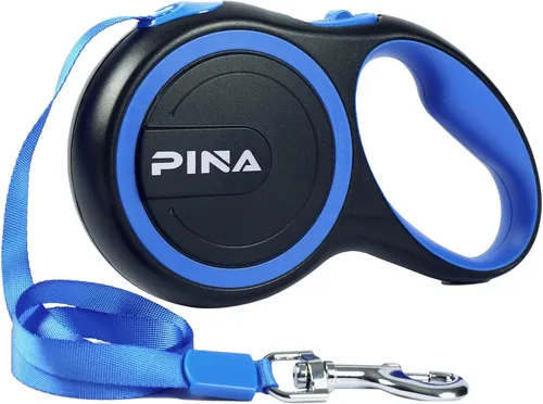 Miniatura 11 de PINA Correa retráctil para perro, correa de perro de 10 pies para perros pequeños de hasta 33 libras, cinta de nailon reflectante fuerte sin enredos