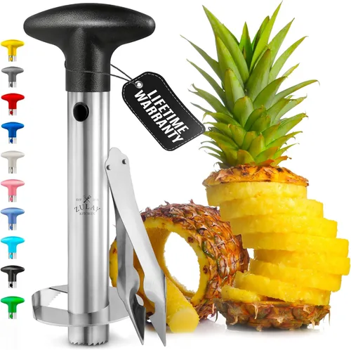Miniatura 28 de Zulay Kitchen Herramienta Premium para Descorazonar Manzanas - Hojas Ultra Afiladas, de Acero Inoxidable, Serradas para Descorazonas Fáciles - Fácil