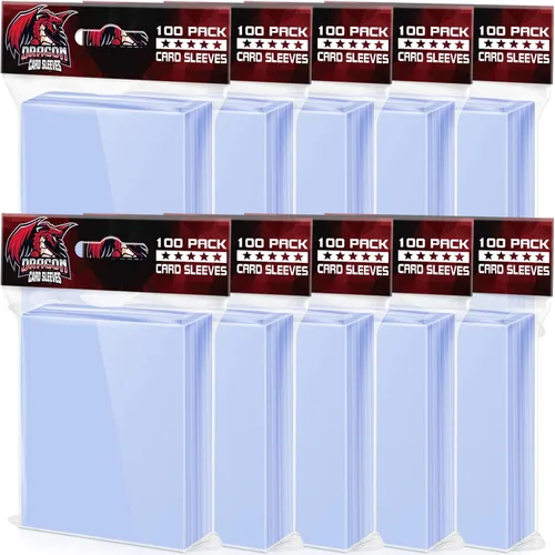 Miniatura 8 de 500 fundas para tarjetas de intercambio, fundas suaves y transparentes para tarjetas de béisbol, fundas de centavo para tarjetas estándar, Sprots