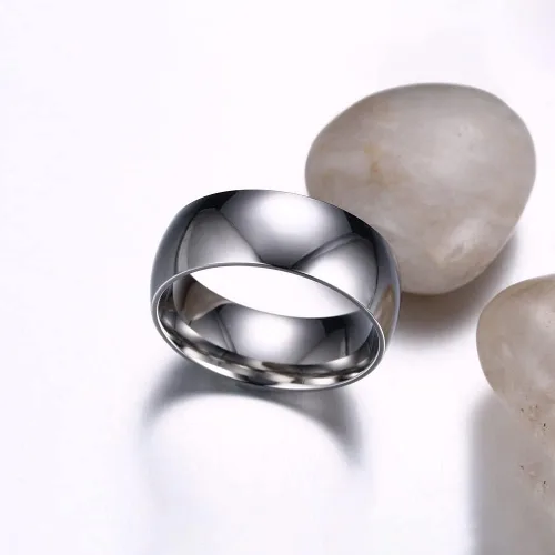 Miniatura 5 de TTVOVO Anillo para hombre de 0.079 in, 0.157 in, 0.236 in, 0.315 in, acero inoxidable, anillos simples para hombres, mujeres, niños y niñas, anillos