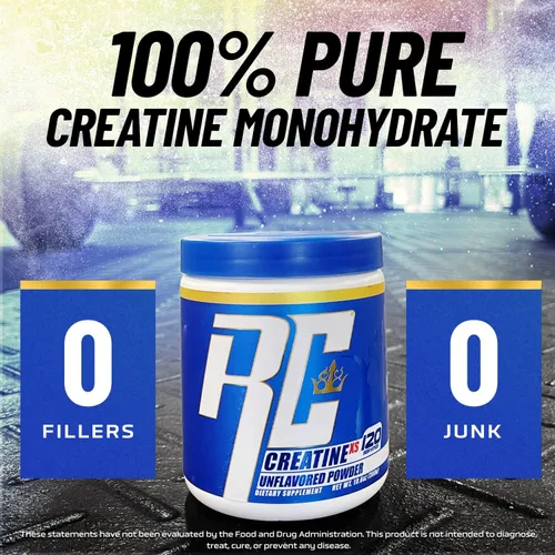 Miniatura 4 de Ronnie Coleman Signature Series Creatine-XS, creatina monohidrato en polvo, recuperación después del entrenamiento para fortalecimiento muscular