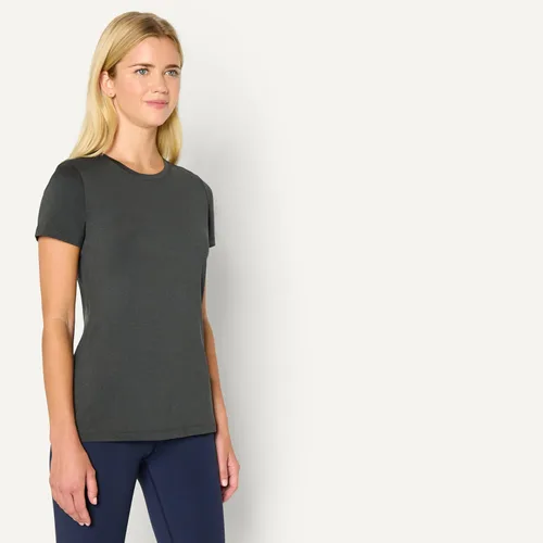 Miniatura 69 de Amazon Essentials Camiseta de manga corta con cuello redondo para mujer, de secado rápido, para entrenamiento, gimnasio, paquete múltiple