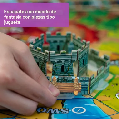 Miniatura 5 de Fireside Games Castle Panic 2ª edición Juego de mesa de estrategia familiar cooperativa con comercio de cartas Monster Defense y torres 3D