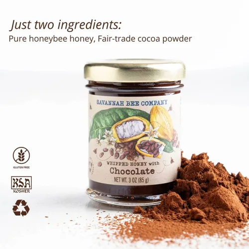 Miniatura 6 de Miel batida de Savannah Bee Company - Miel untable 100% natural (3 onzas (Paquete de 1), Chocolate)