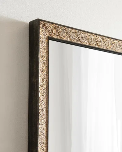 Miniatura 5 de Kate and Laurel Soniva - Espejo de pared rectangular tradicional, 18 x 24 pulgadas, dorado, espejo rectangular con marco global para uso como espejo