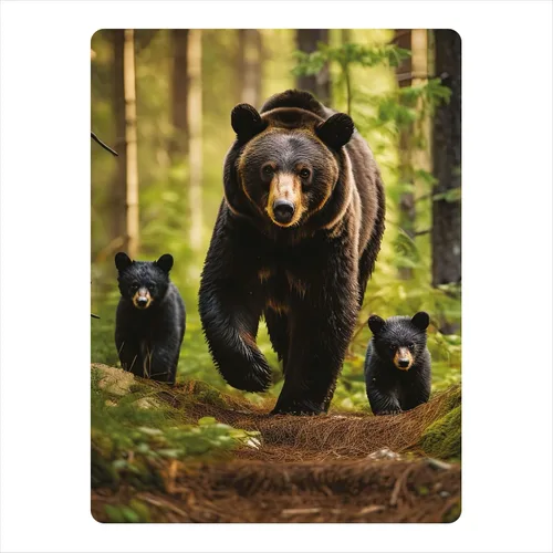 Miniatura 21 de 3D LiveLife Imán - A Love So Grand de Deluxebase. Imán lenticular para refrigerador de animales salvajes. Imanes planos decorativos 3D Gorilla.