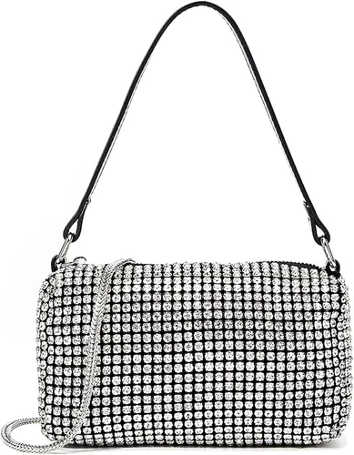 VODIU Bolso bandolera de lujo con purpurina para mujer bolso de mano bolso de noche bolso de mano bolso de fiesta baile